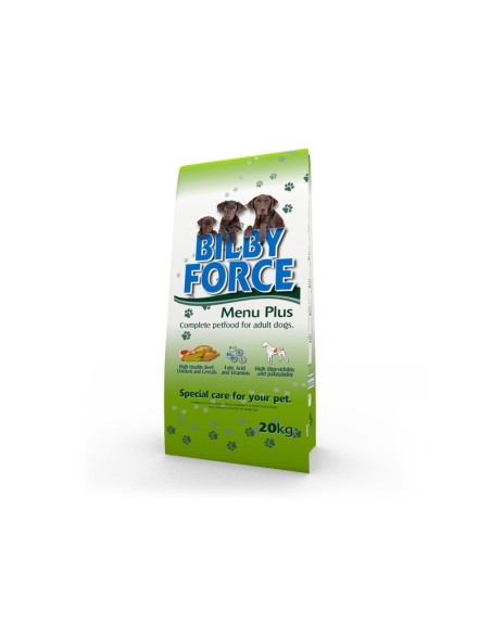 Bilby Force Menú Plus 20 Kg.