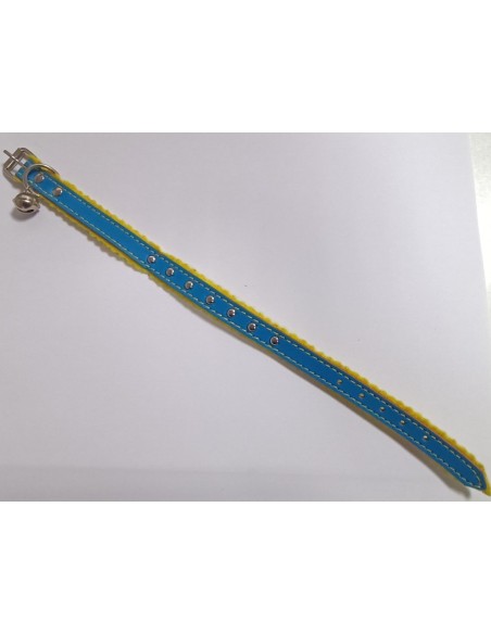 Collar Gato Ref. 4447 Azul/Amarillo