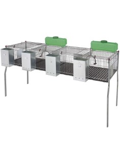 Jaula Conejos 4 Departamentos