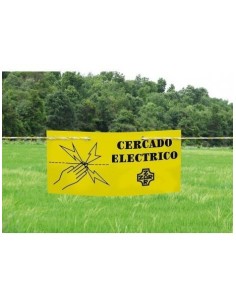 Cartel Cercado Eléctrico