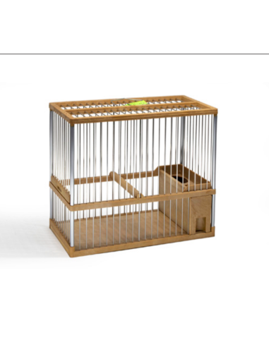 Jaula C-1 Beige Acero Inoxidable.