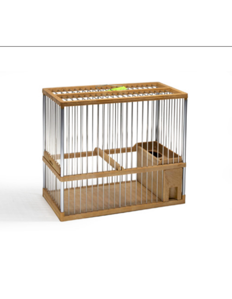 Jaula C-1 Beige Acero Inoxidable.