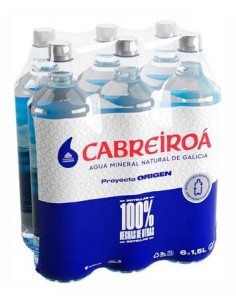Agua Cabreiroá 1.5 L. Pack 6 unidades